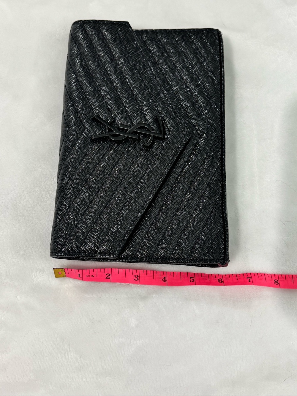 YSL black clutch crossbody bag purse - Picture 7 of 10